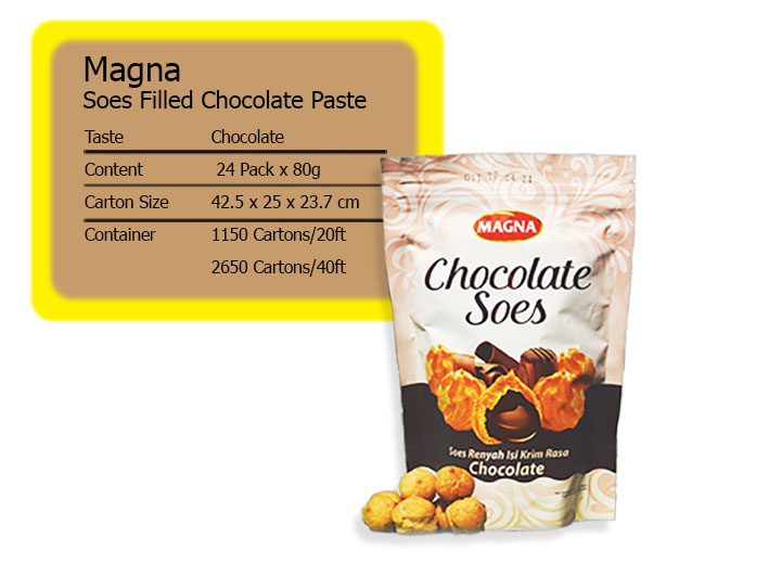 Magna soes chocolate