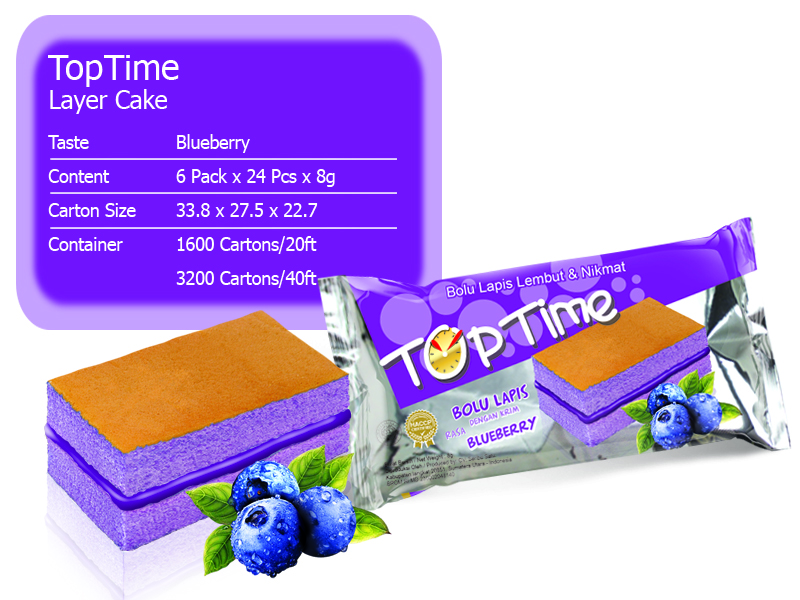 TopTime Layer Cake Blueberry