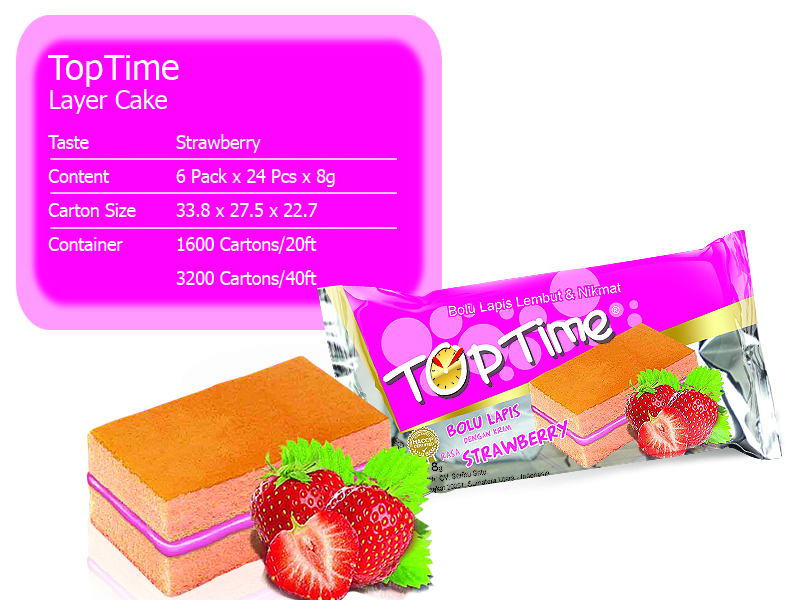 TopTime Layer Cake Strawberry